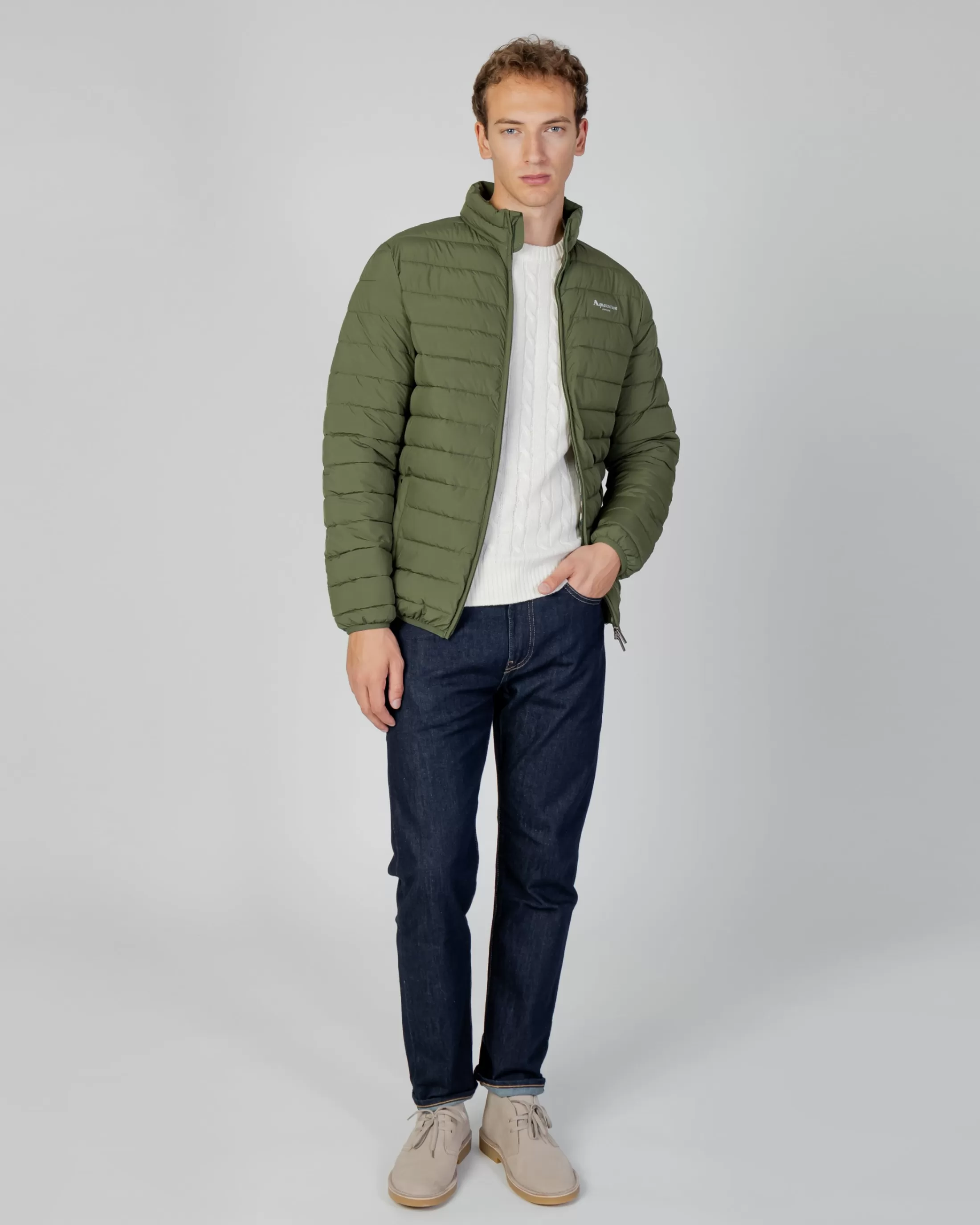 Aquascutum Active 100Gr | Active100Gr Mock Neck Jacket