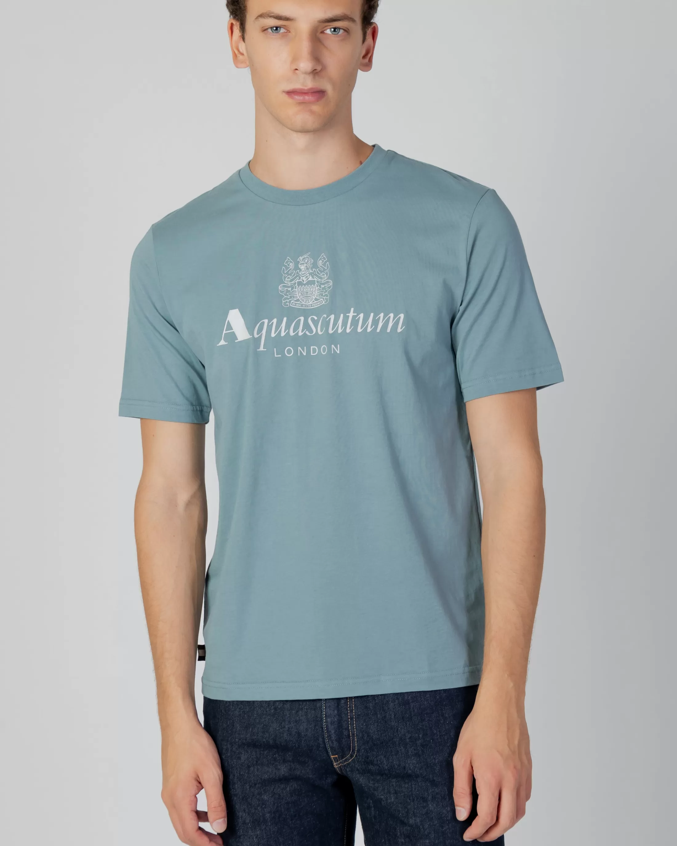 Aquascutum Active T-Shirts | Active Big Logo