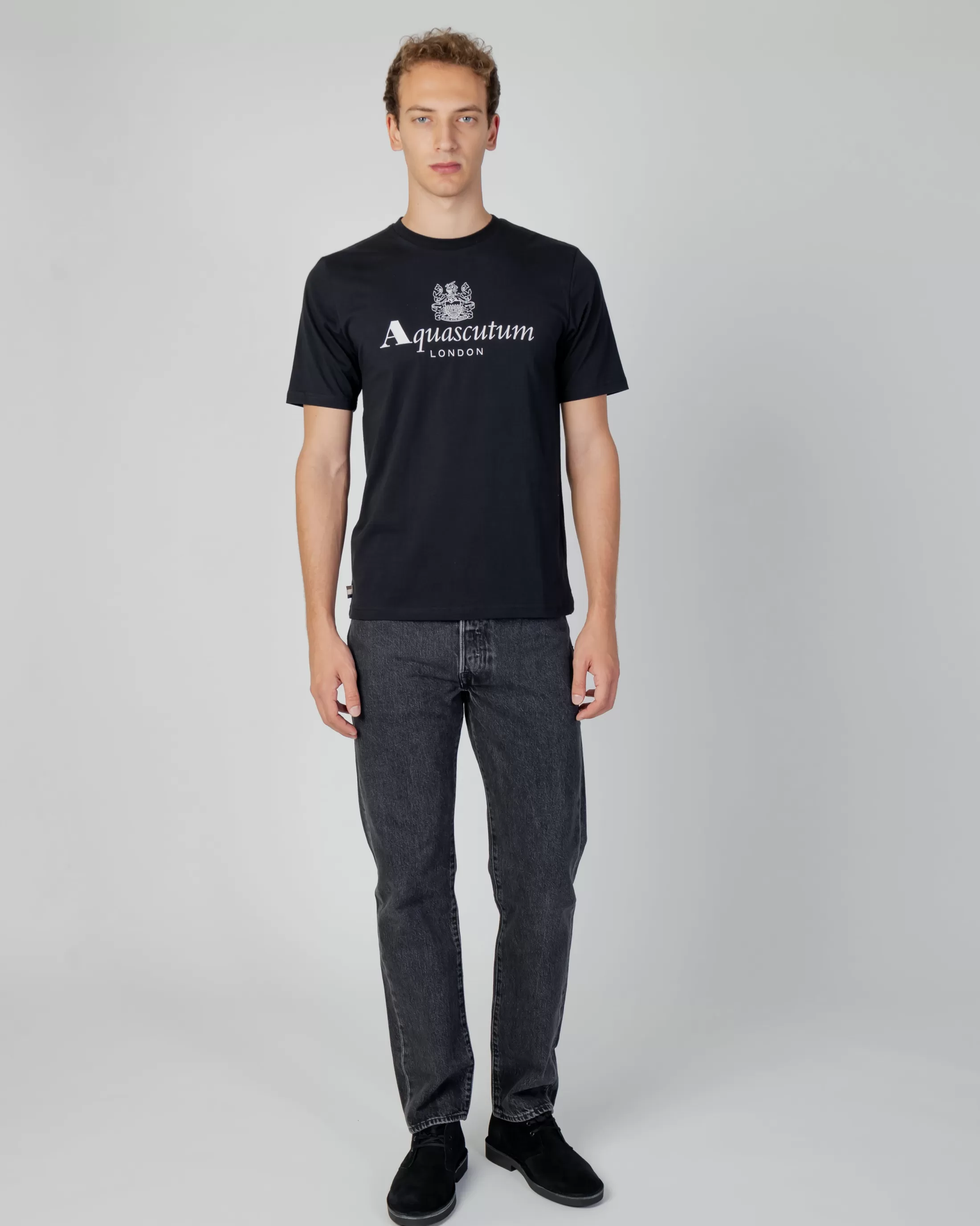 Aquascutum Active T-Shirts | Active Big Logo