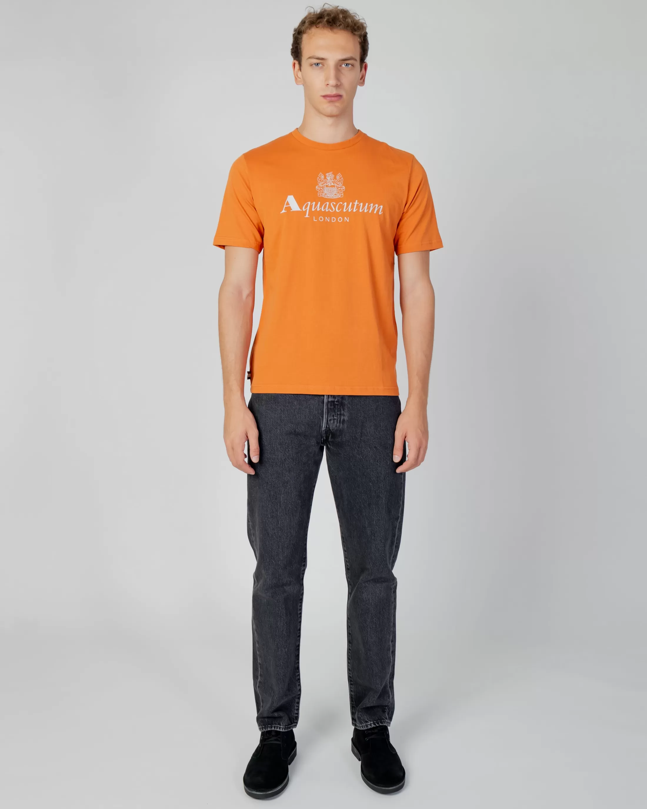 Aquascutum Active T-Shirts | Active Big Logo