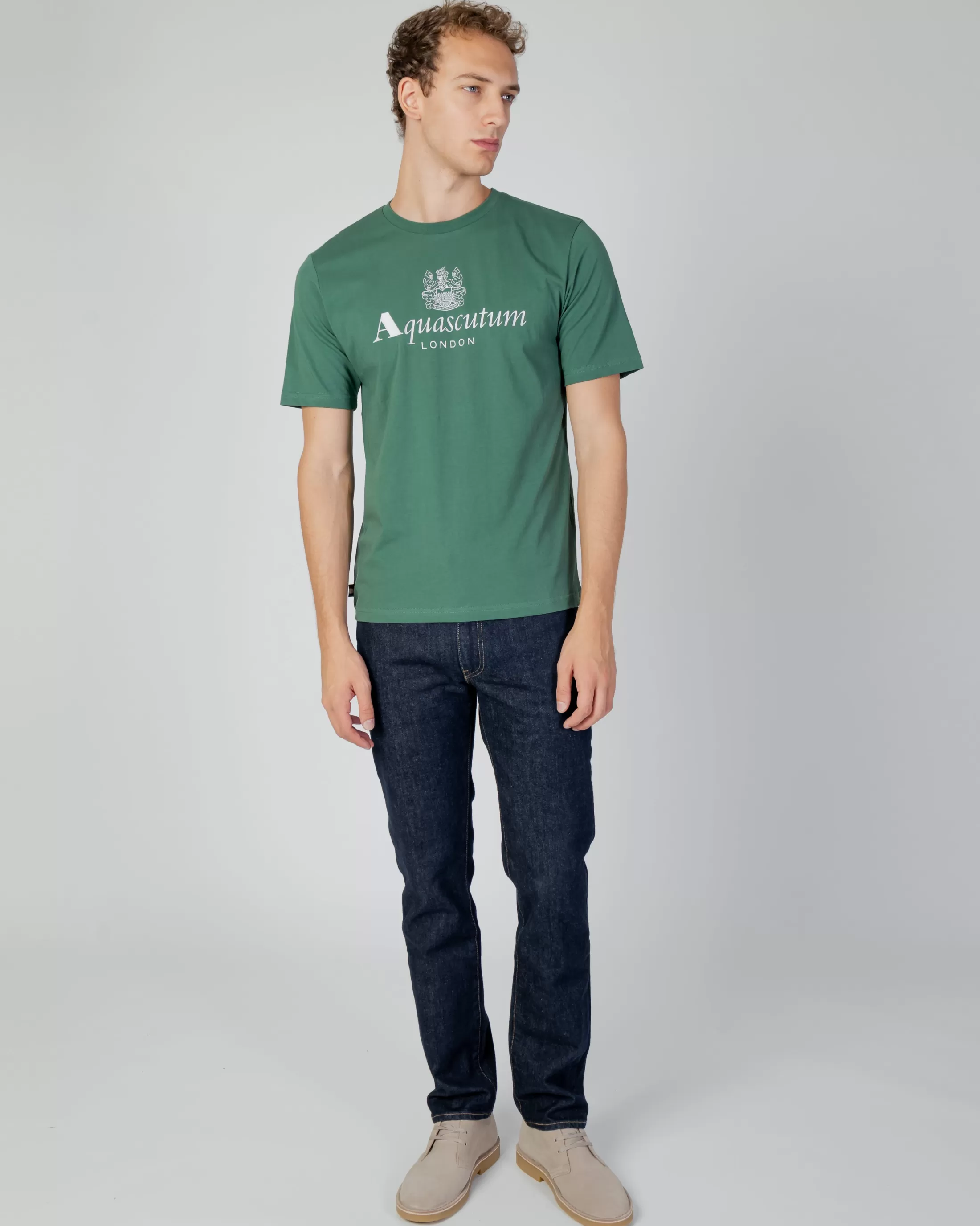 Aquascutum Active T-Shirts | Active Big Logo