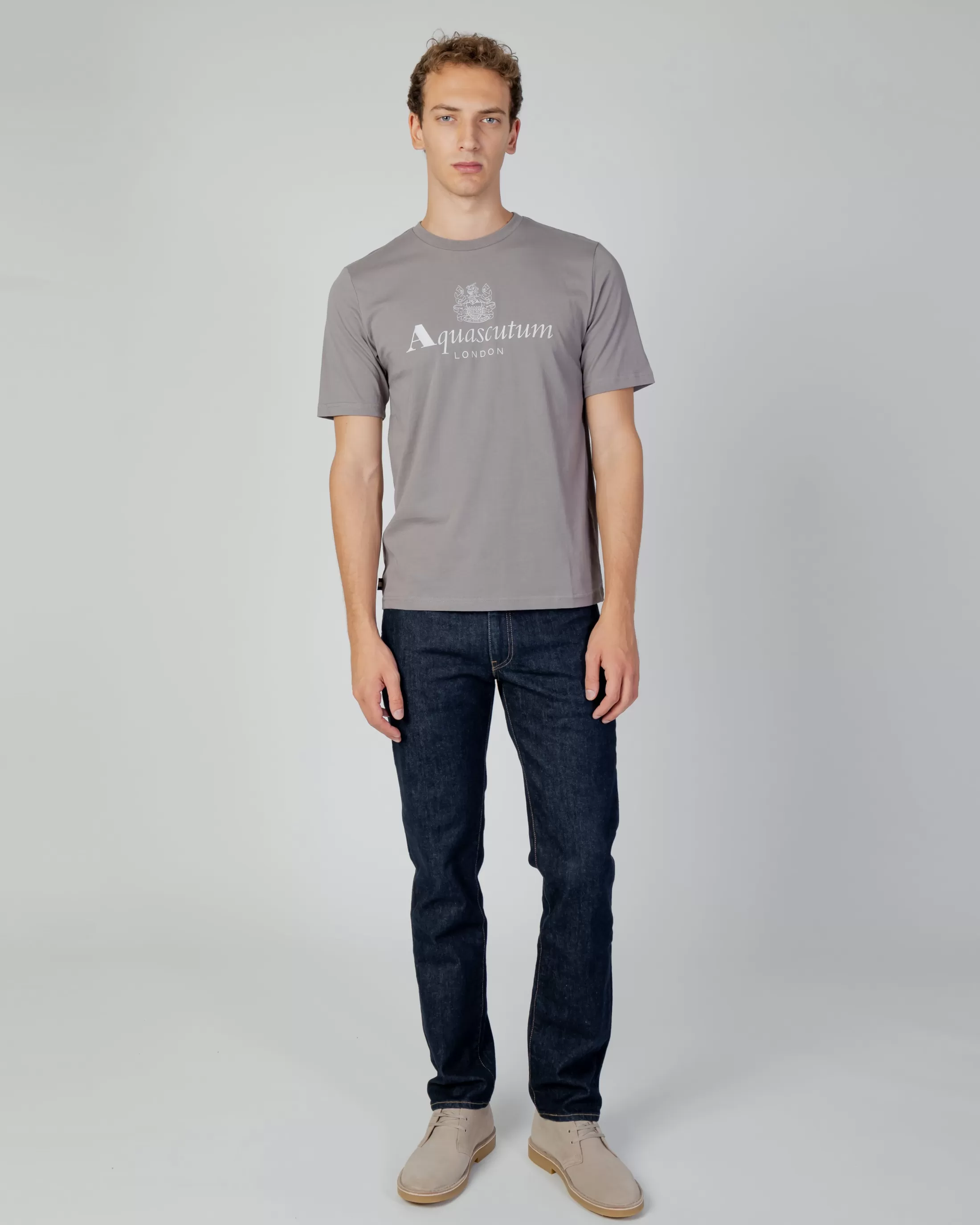 Aquascutum Active T-Shirts | Active Big Logo