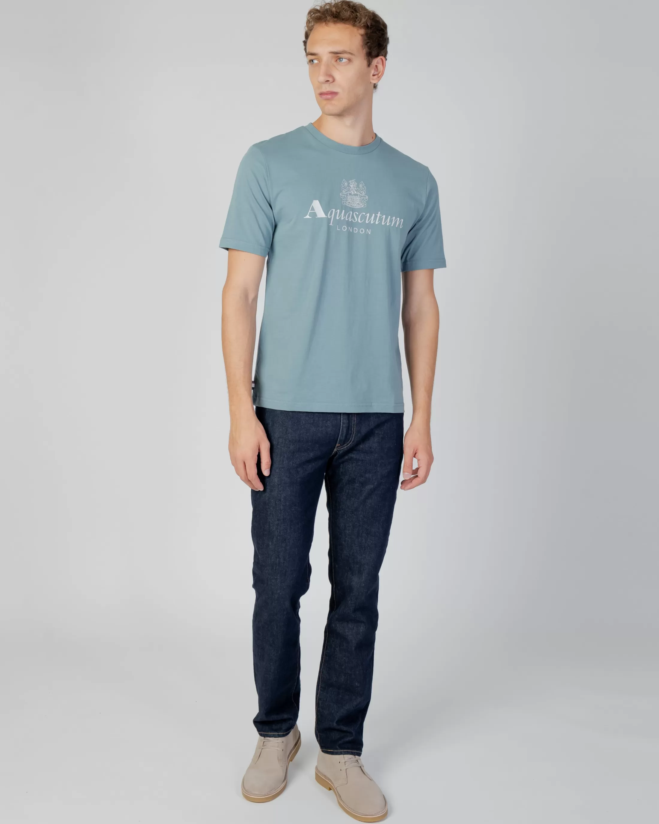 Aquascutum Active T-Shirts | Active Big Logo