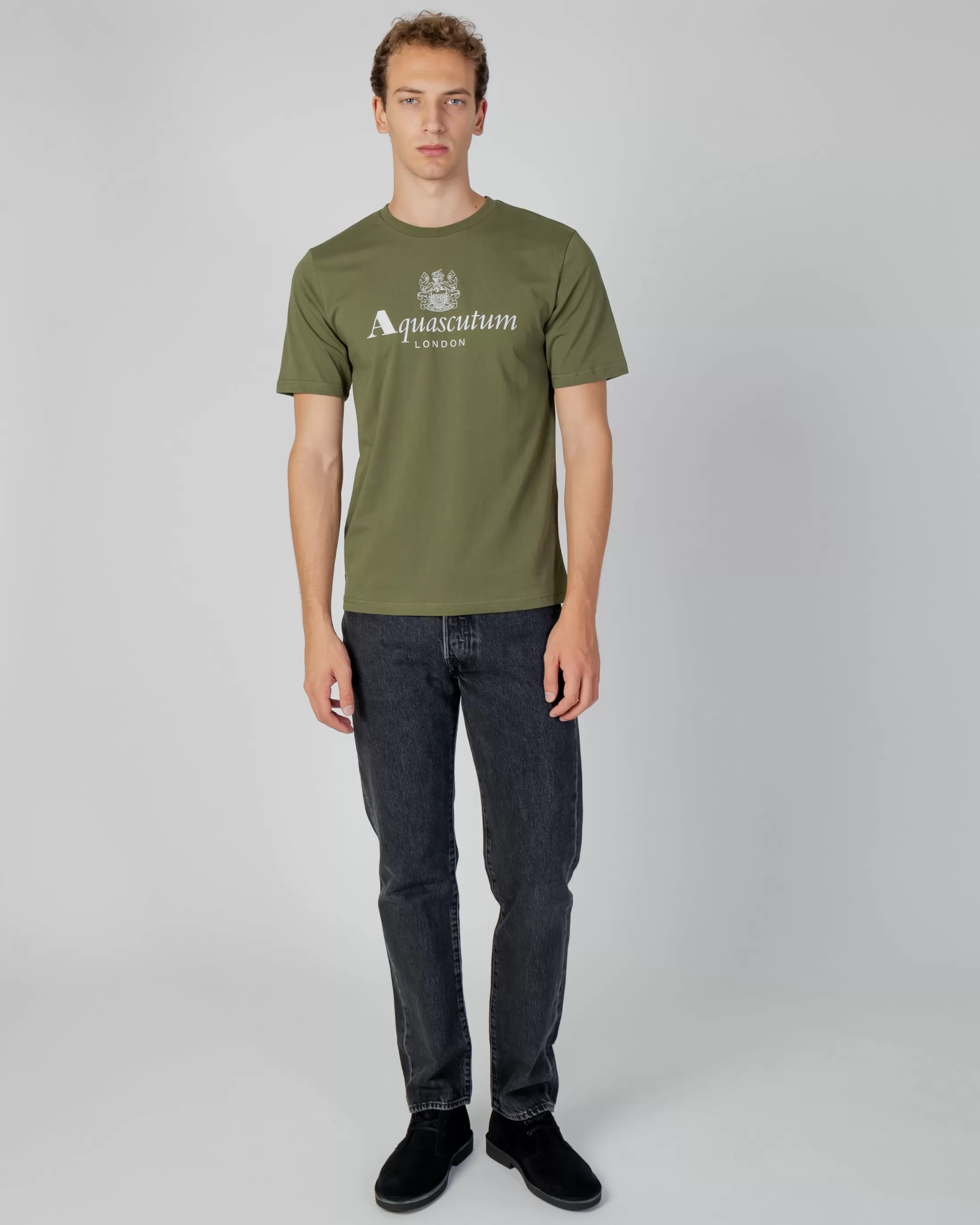 Aquascutum Active T-Shirts | Active Big Logo