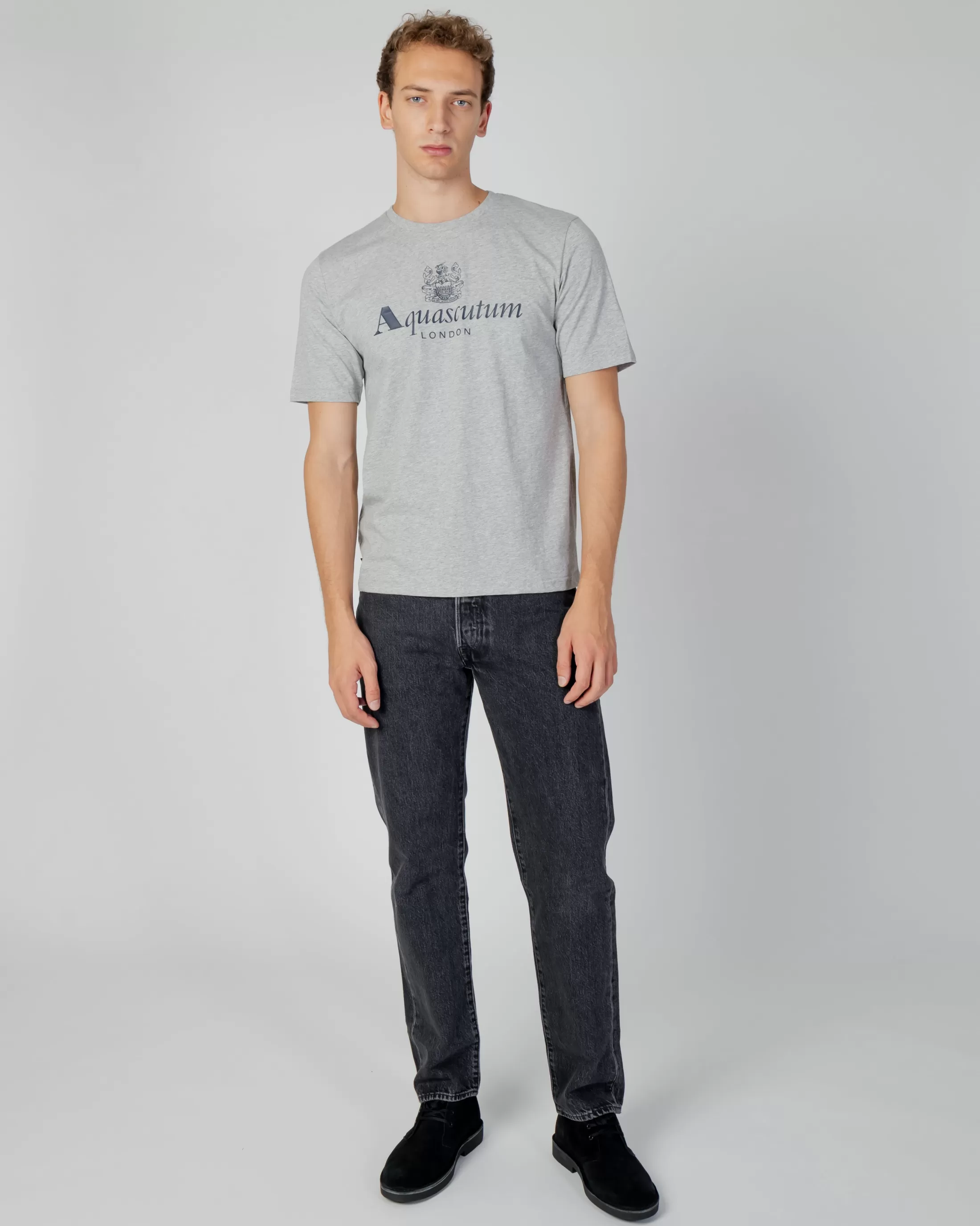 Aquascutum Active T-Shirts | Active Big Logo