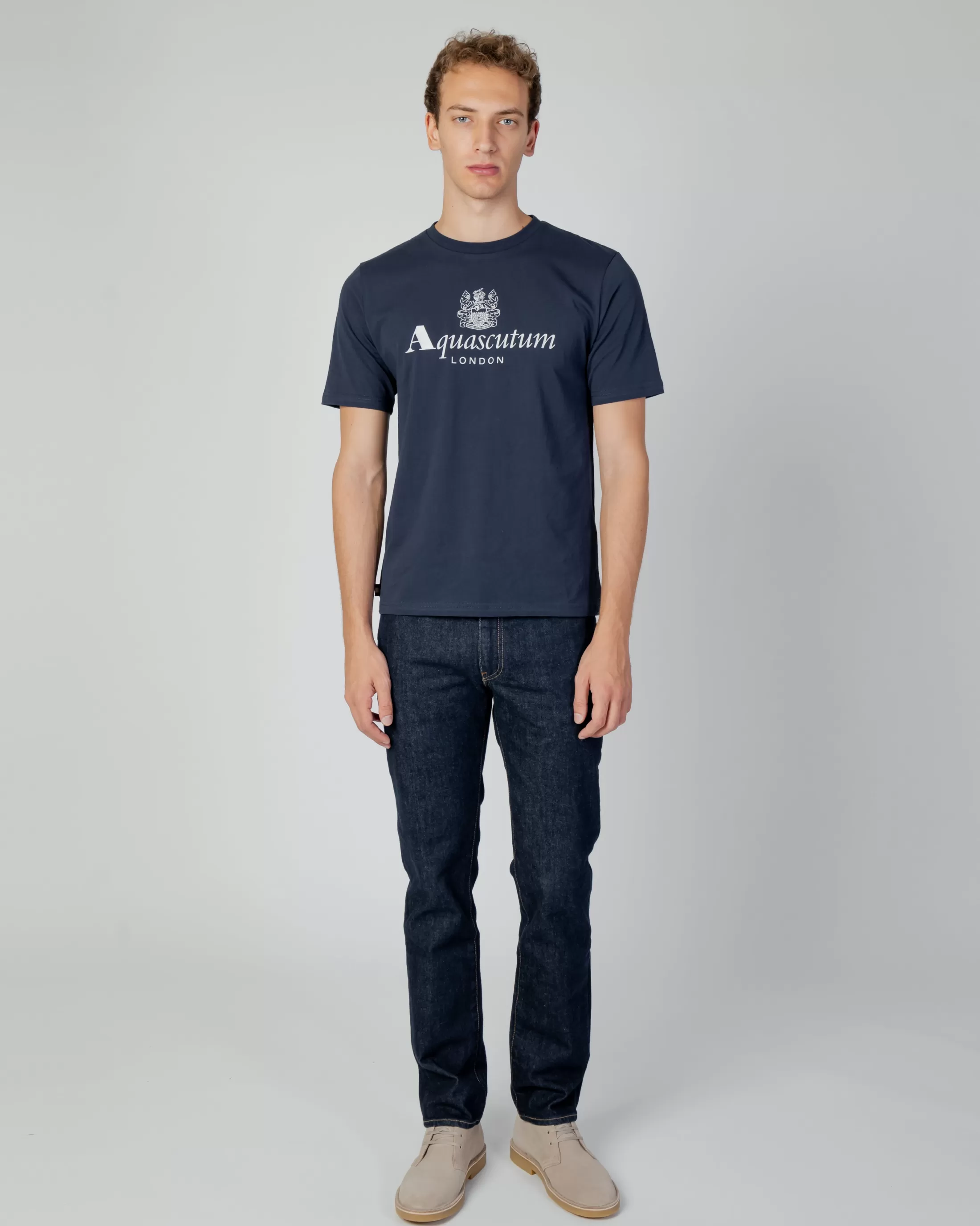 Aquascutum Active T-Shirts | Active Big Logo