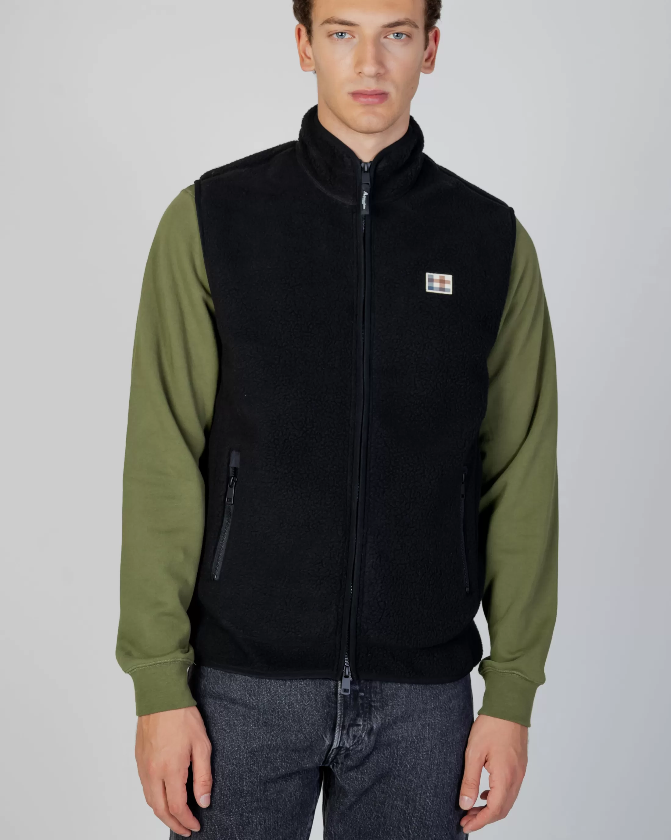 Aquascutum Active Retro Fleece | Active One Color Sherpa Vest