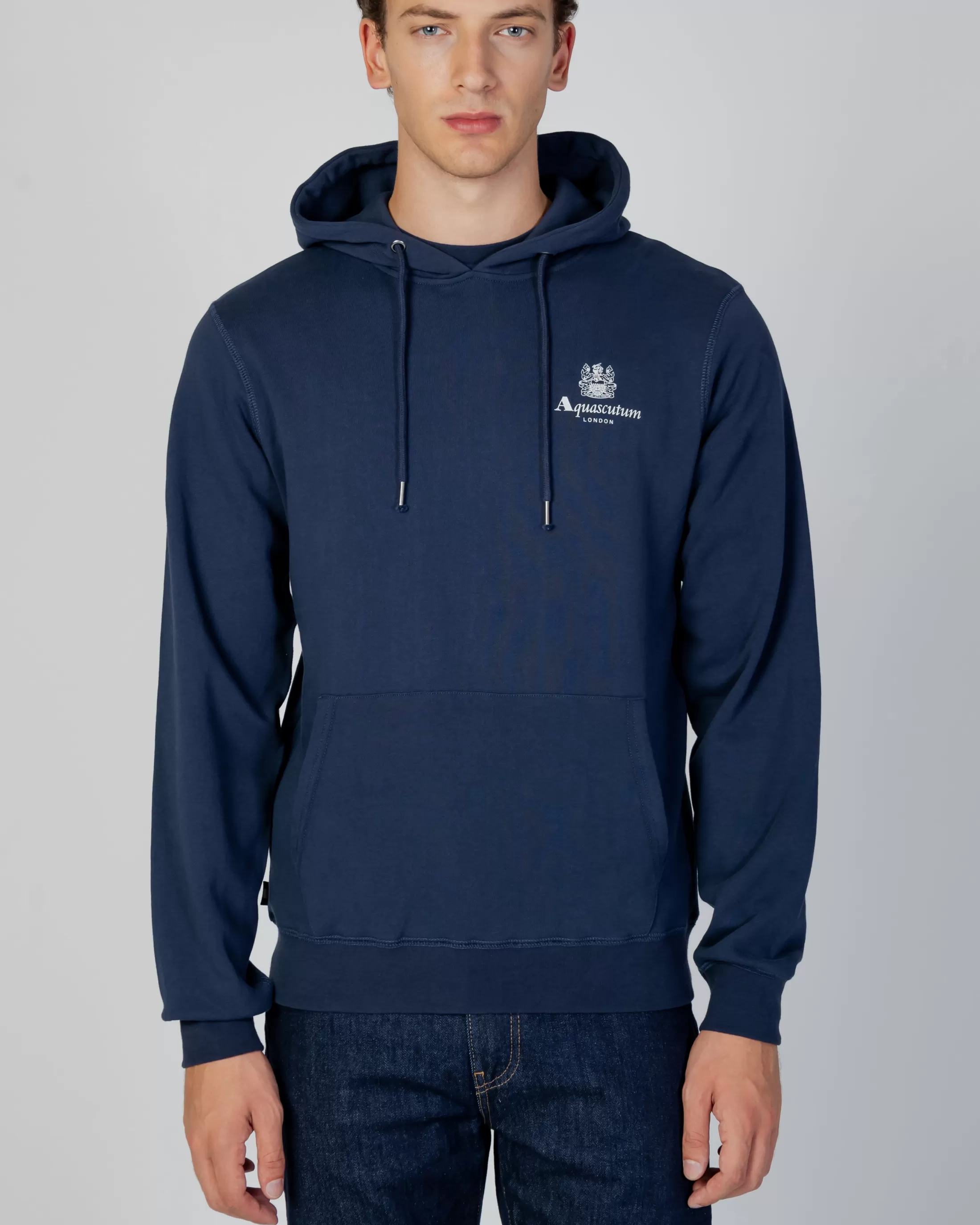 Aquascutum Active Sweatshirts | Active Small Logo Hoodie Fleece