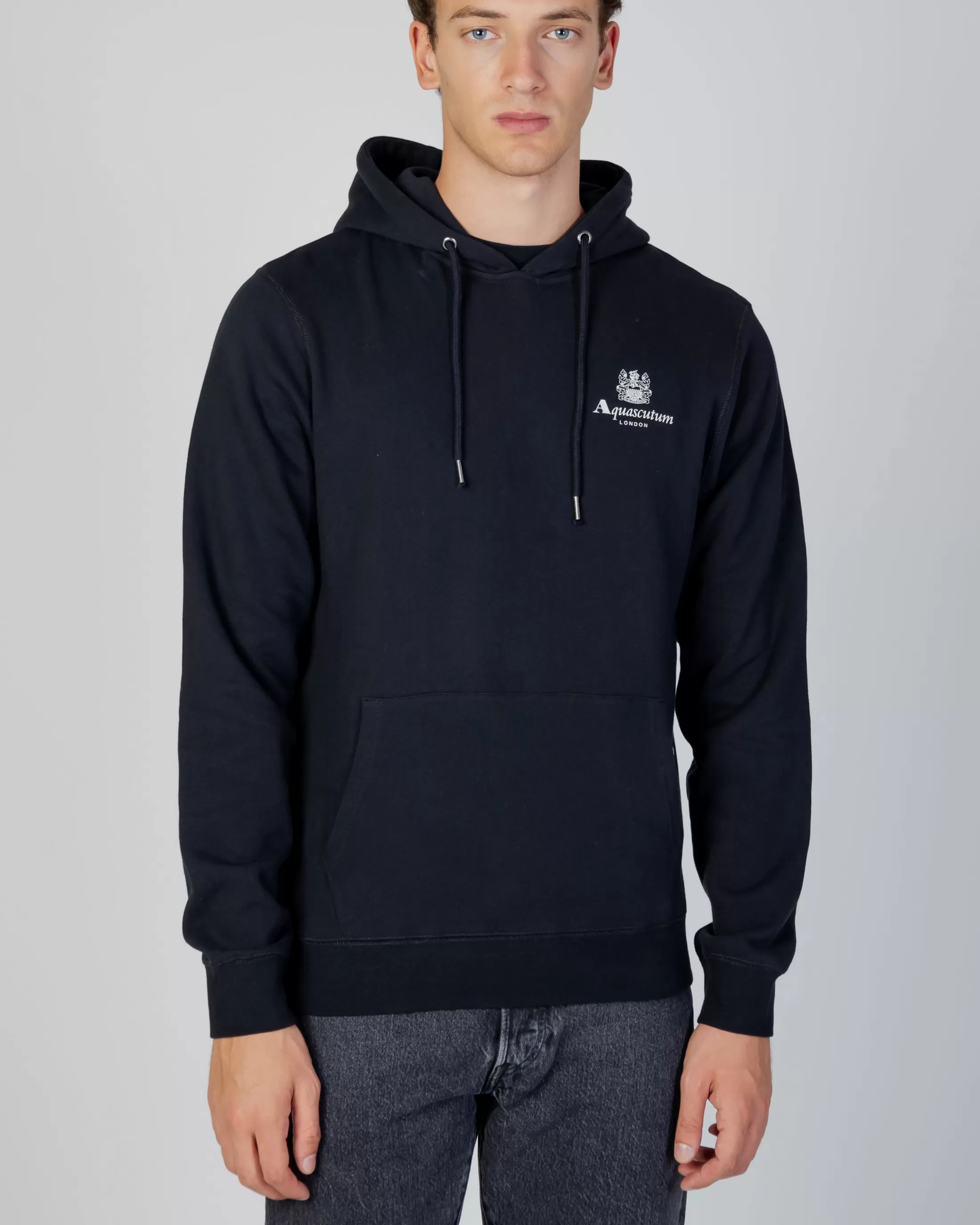 Aquascutum Active Sweatshirts | Active Small Logo Hoodie Fleece