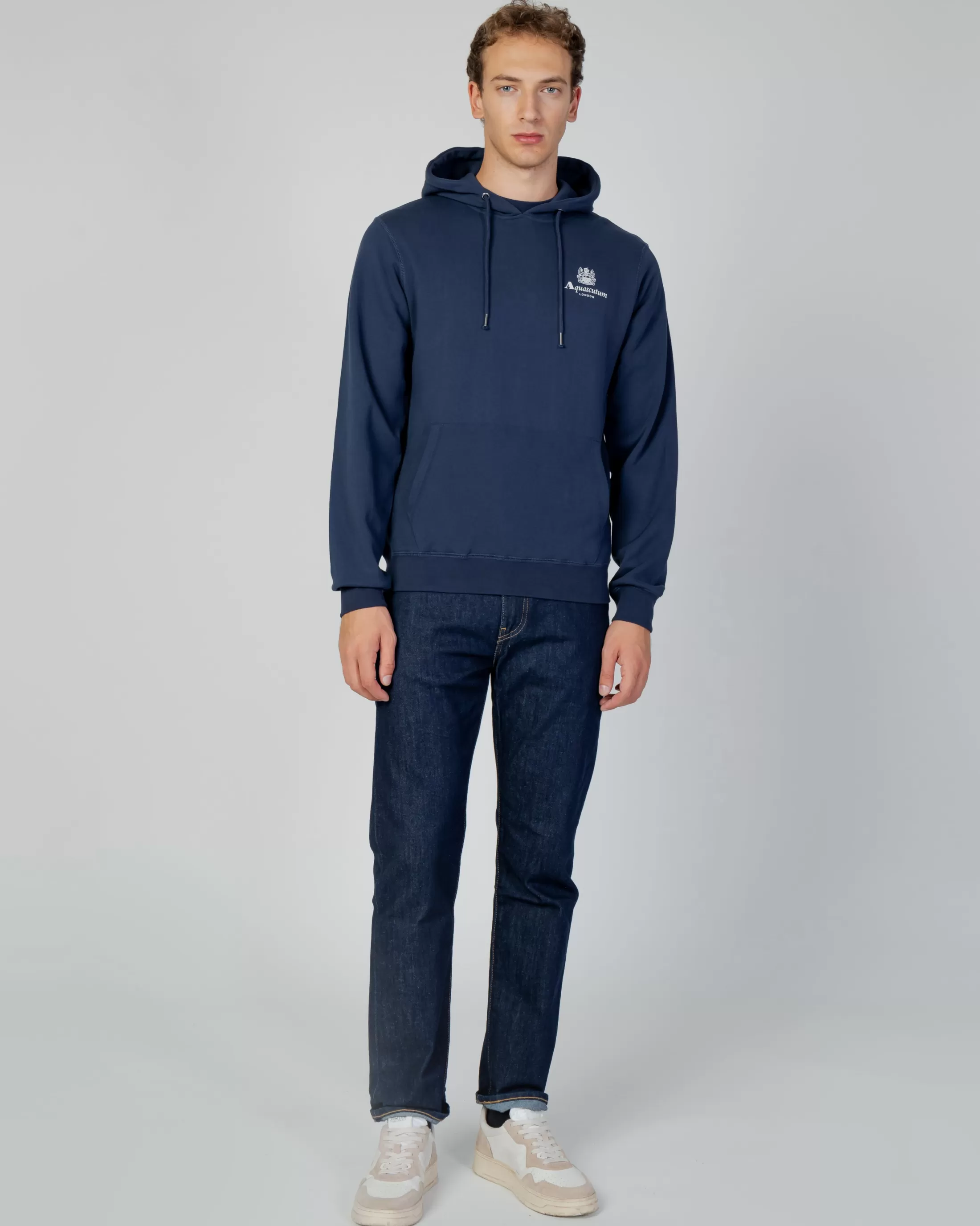 Aquascutum Active Sweatshirts | Active Small Logo Hoodie Fleece