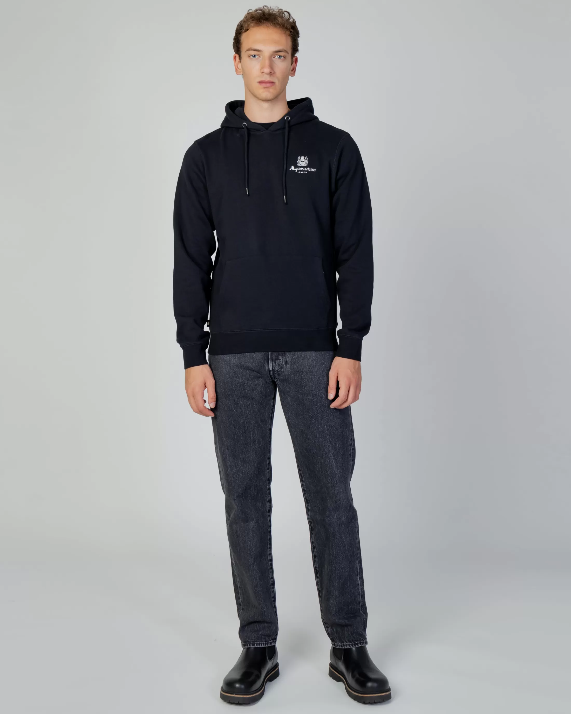 Aquascutum Active Sweatshirts | Active Small Logo Hoodie Fleece