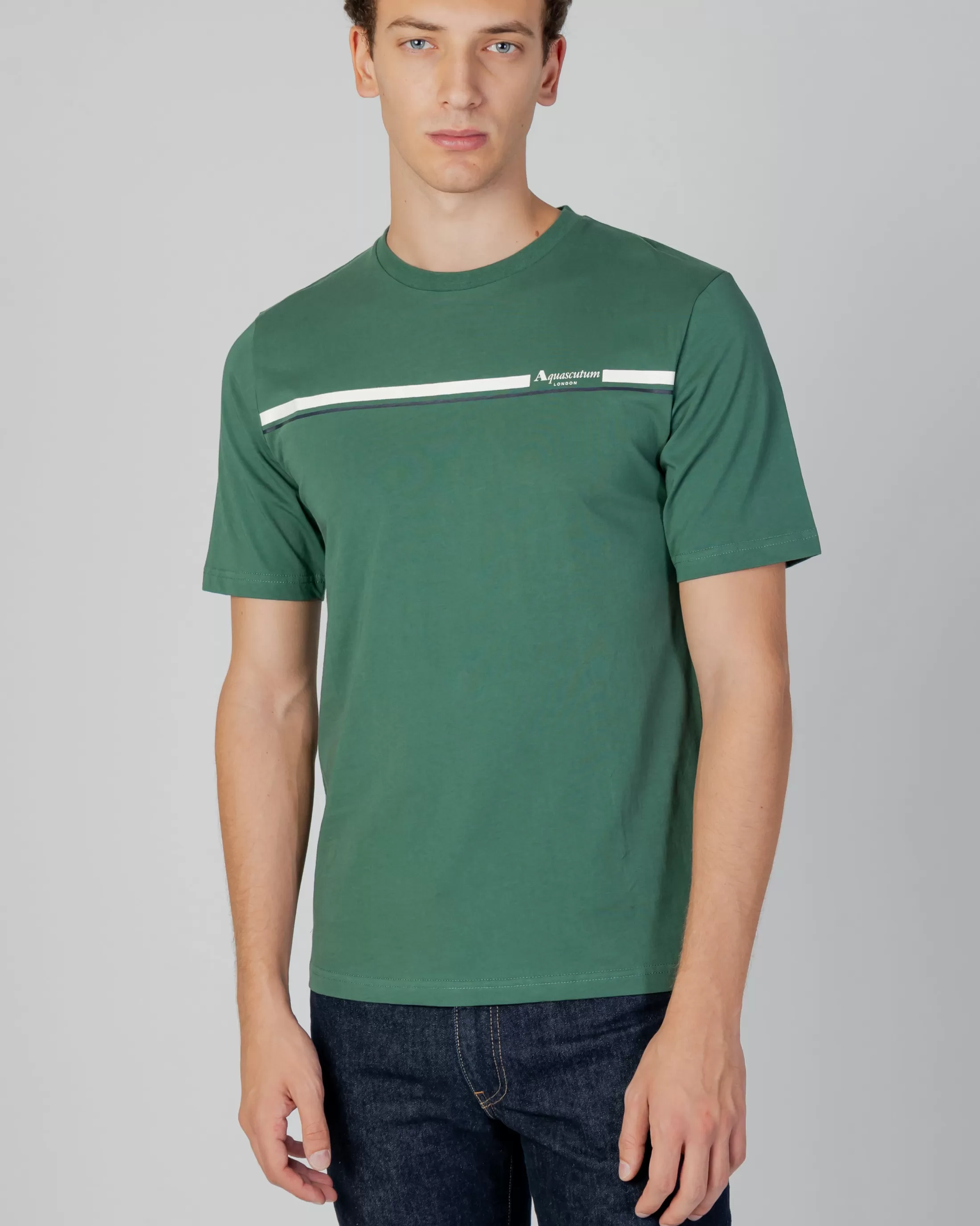 Aquascutum Active T-Shirts | Active Stripes