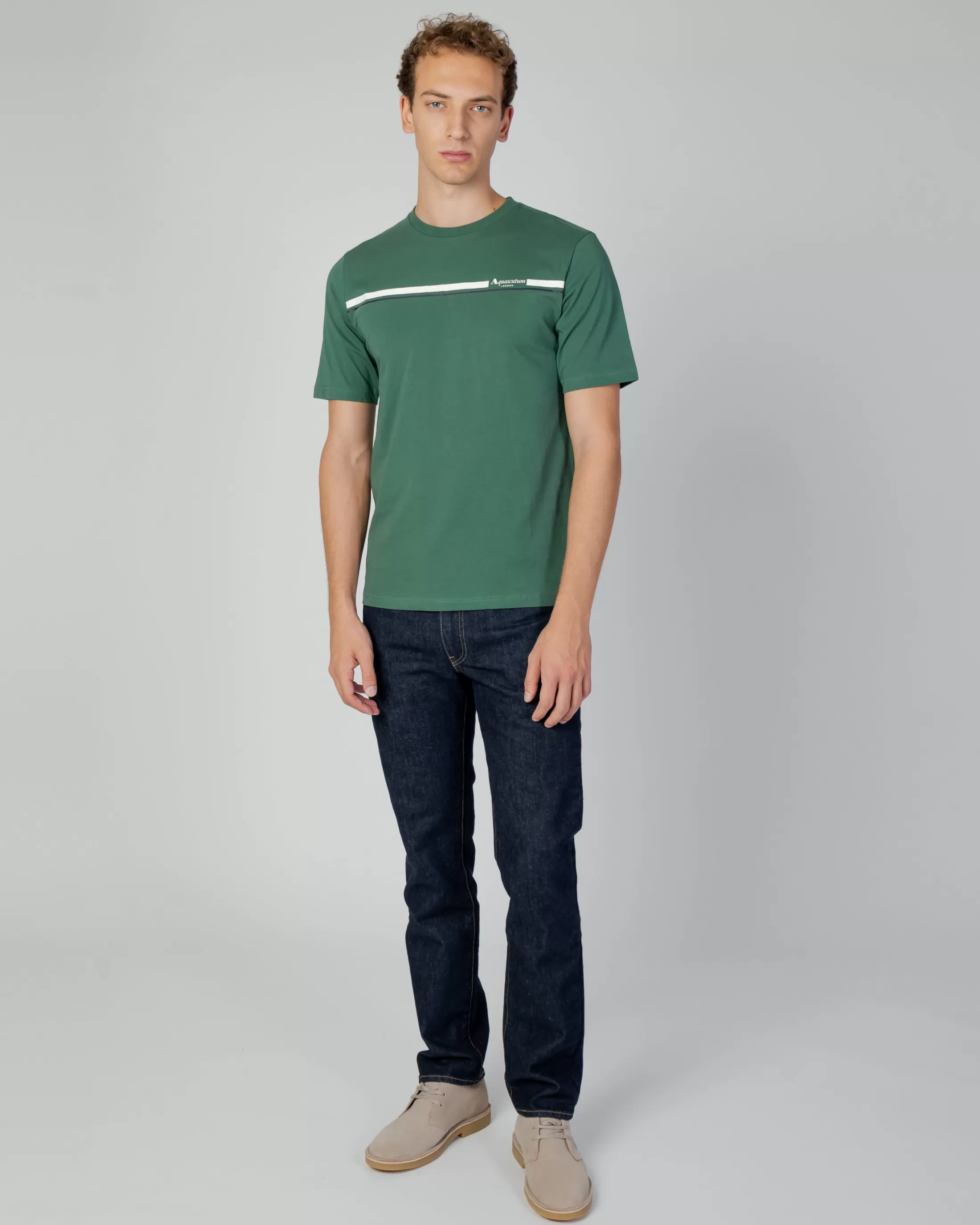 Aquascutum Active T-Shirts | Active Stripes