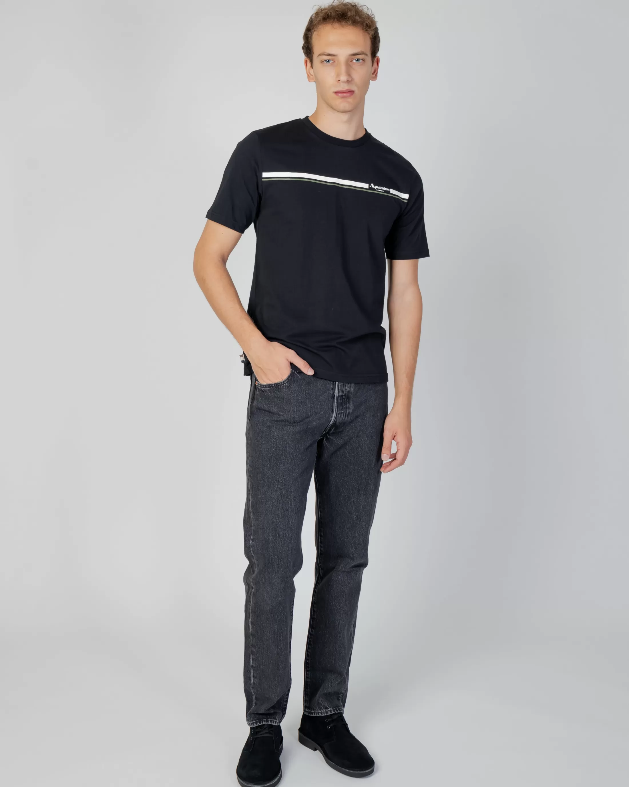 Aquascutum Active T-Shirts | Active Stripes